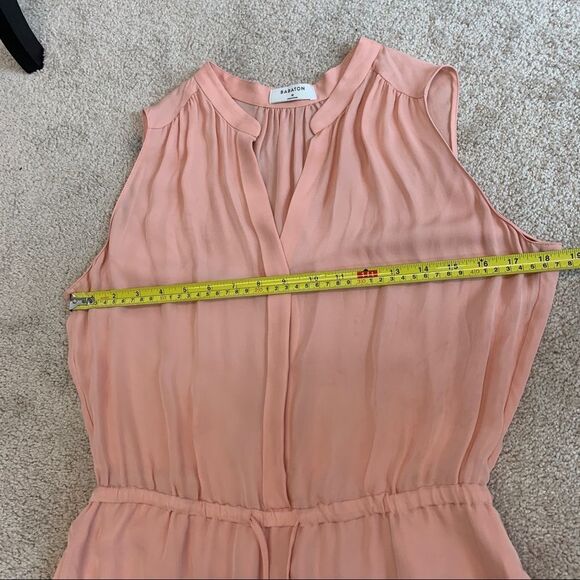 ARITZIA Babaton Benedict silk dress blush pink Sz M🔥 - Picture 13 of 15